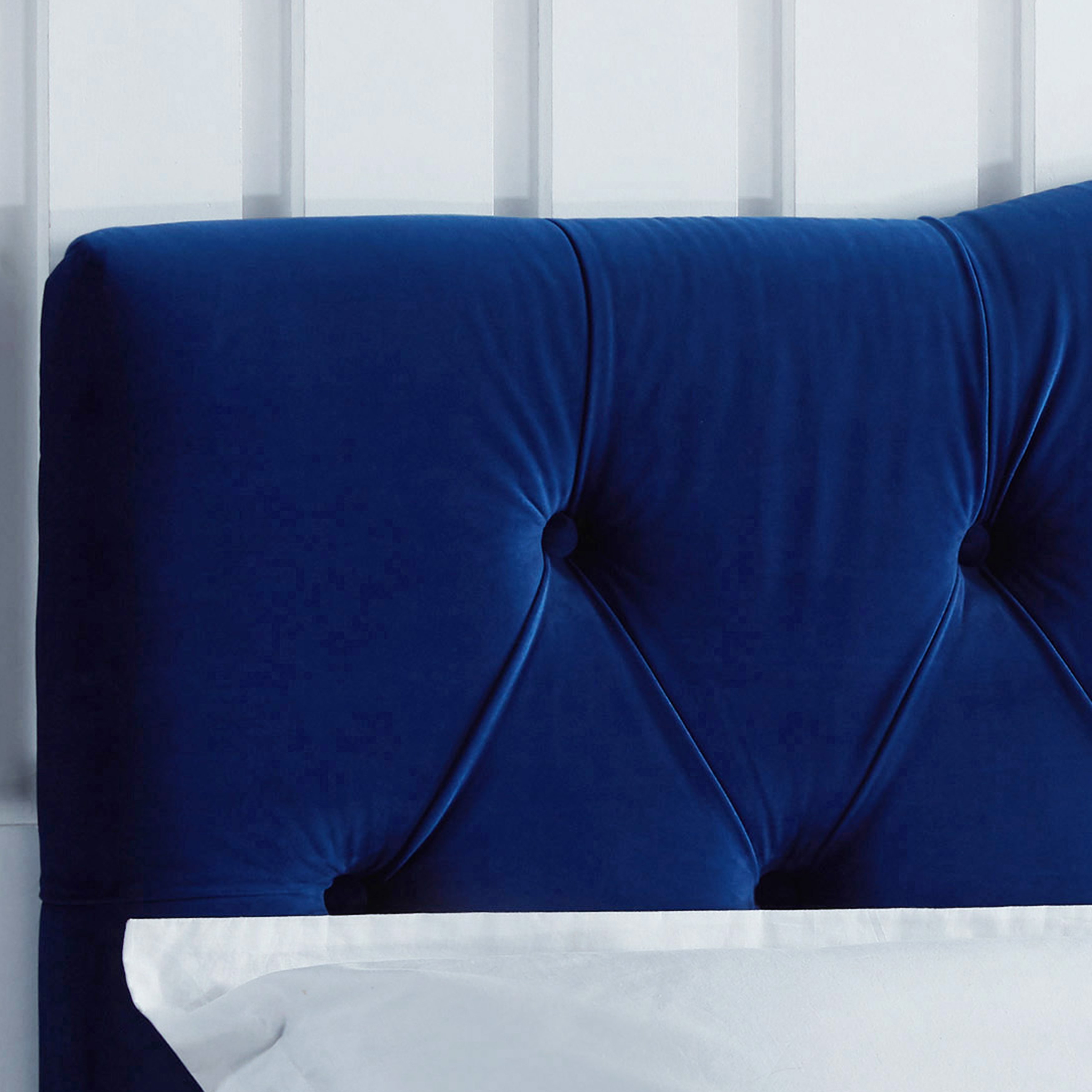 Jameson Tufted Velvet Headboard, Full/Queen, Multiple Colors