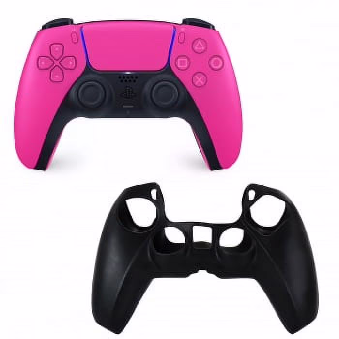 Sony DualSense Controller in Pink with Silicone Sleeve PS5