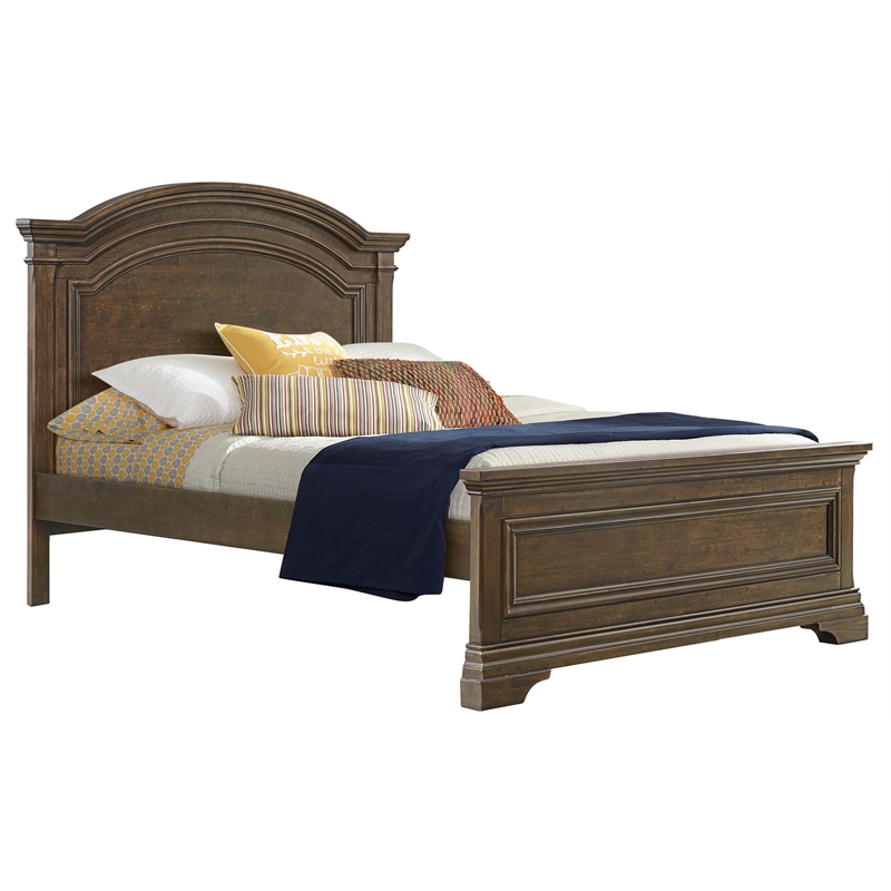 Westwood Design Olivia Traditional Wood Complete Full Bed in Rosewood Brown