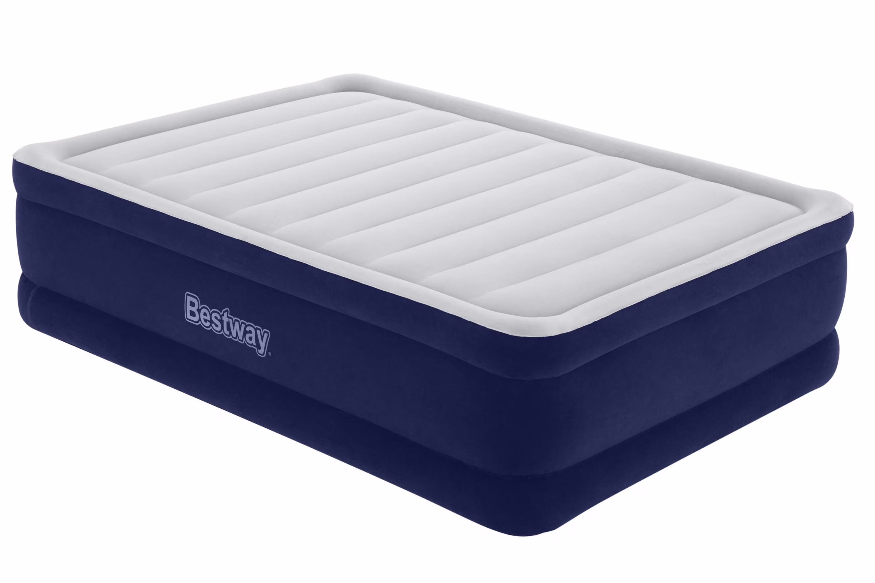Bestway Tritech Air Mattress Queen 22 in. with Built-in AC Pump and Antimicrobial Coating