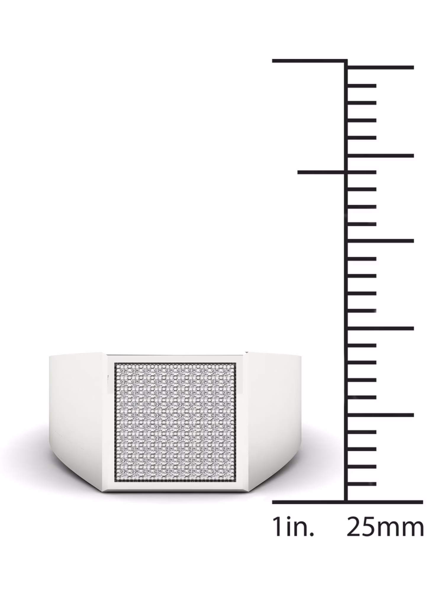 1/3 Ct TDW Diamond S925 Sterling Silver Men's Fashion Ring