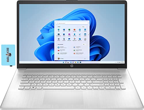 HP 17-cp0700dx Home & Business Laptop (AMD Ryzen 5 5500U 6-Core, 16GB RAM, 512GB PCIe SSD, AMD Radeon, 17.3