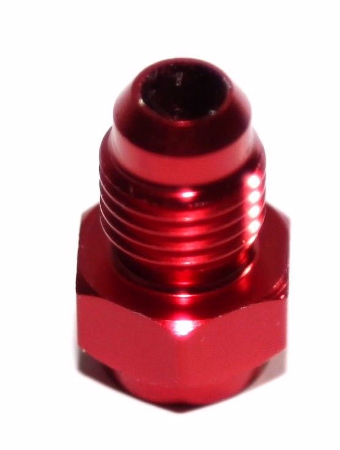 10 Pieces Of RED 4AN AN-4 Male Thread Straight Weld on Flare Aluminum Anodized Fitting RED 4AN AN-4 Male Thread Straight Weld on Flare Aluminum Anodized Fitting