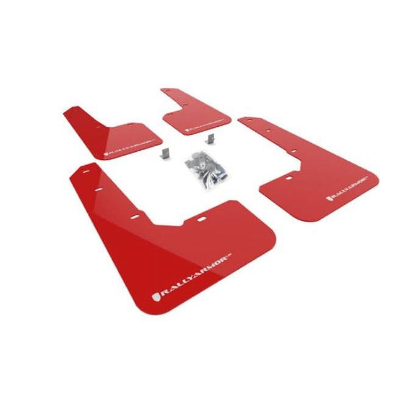 MF76-UR-RD-WH Wilderness Red Mud Flap with White Logo for 2022 Subaru Outback