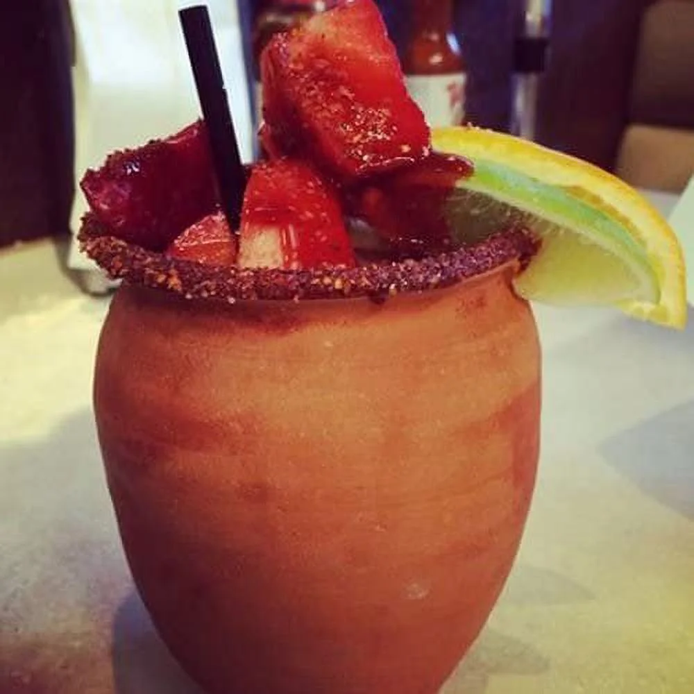 La Mexicana Cantarito de Barro Natural, Clay Cups, Set of 4