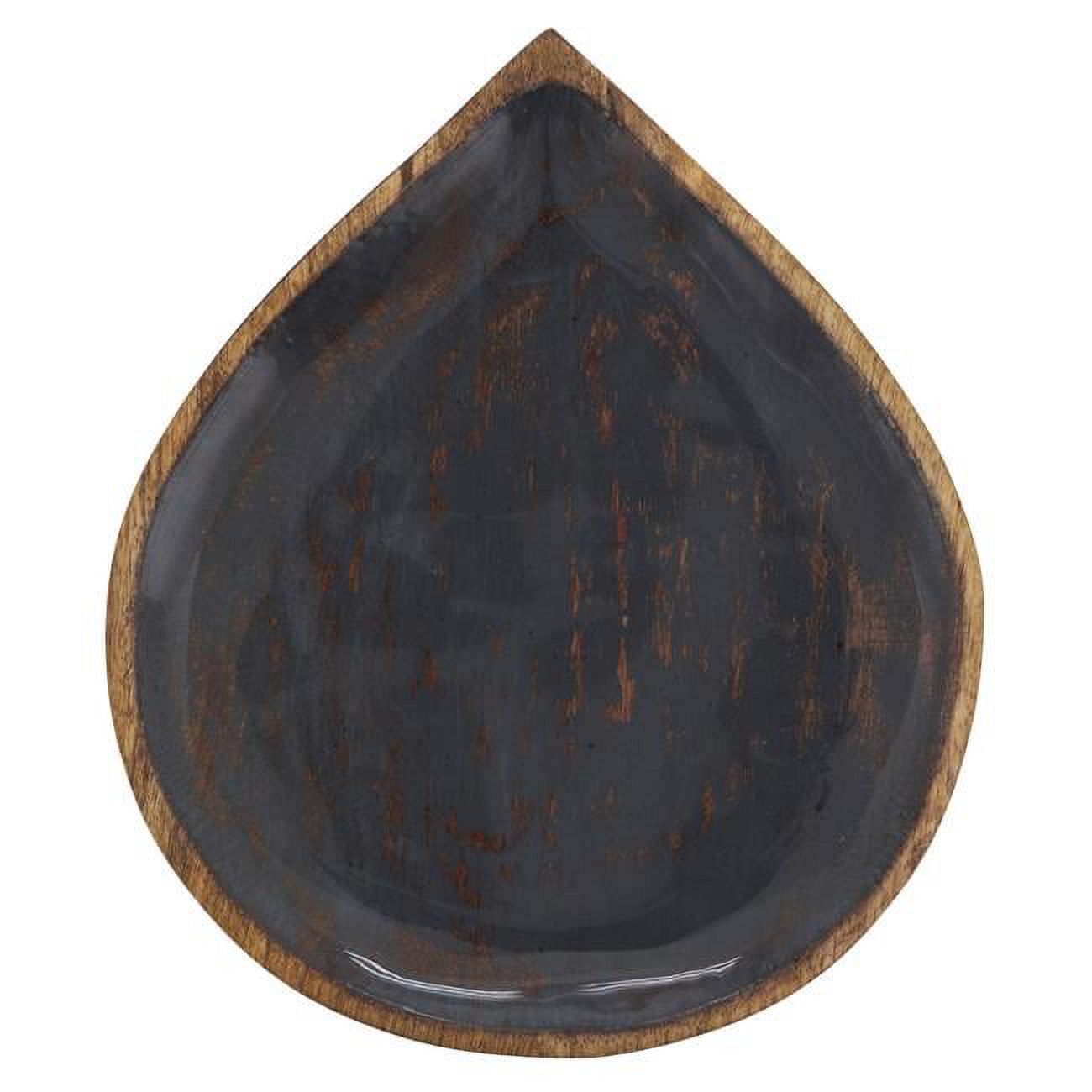 SARO SE248.GP98B Organic Shape Wood Plate with Enamel Coating