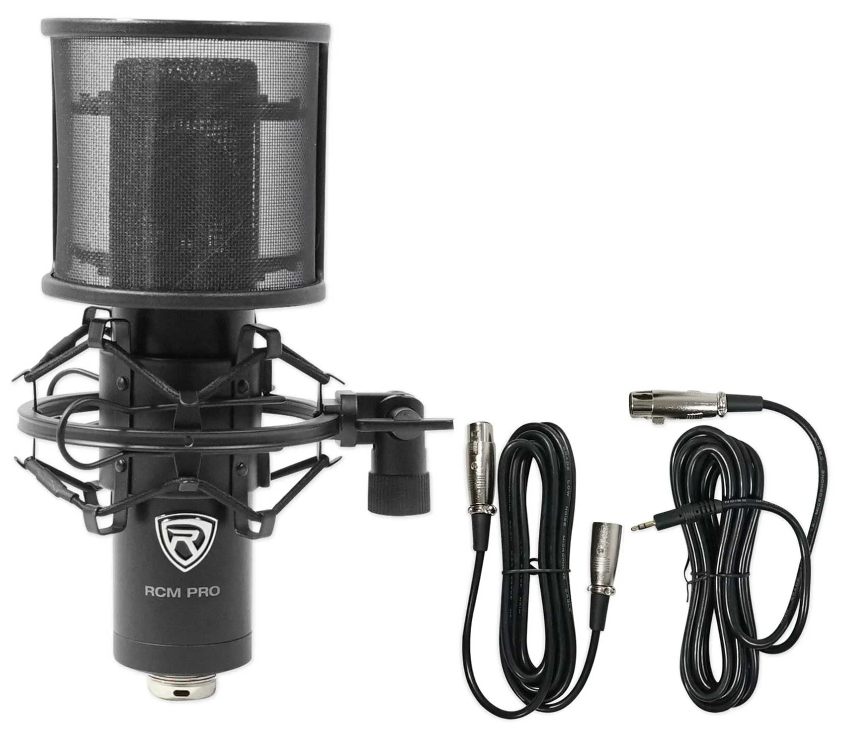 Rockville RCM PRO Studio/Recording Condenser Microphone+Weighted Desktop Stand