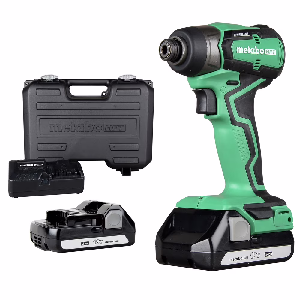 18V Brushless Lithium-Ion Sub-Compact 1/4 in. Cordless Impact Driver (1.5 Ah)