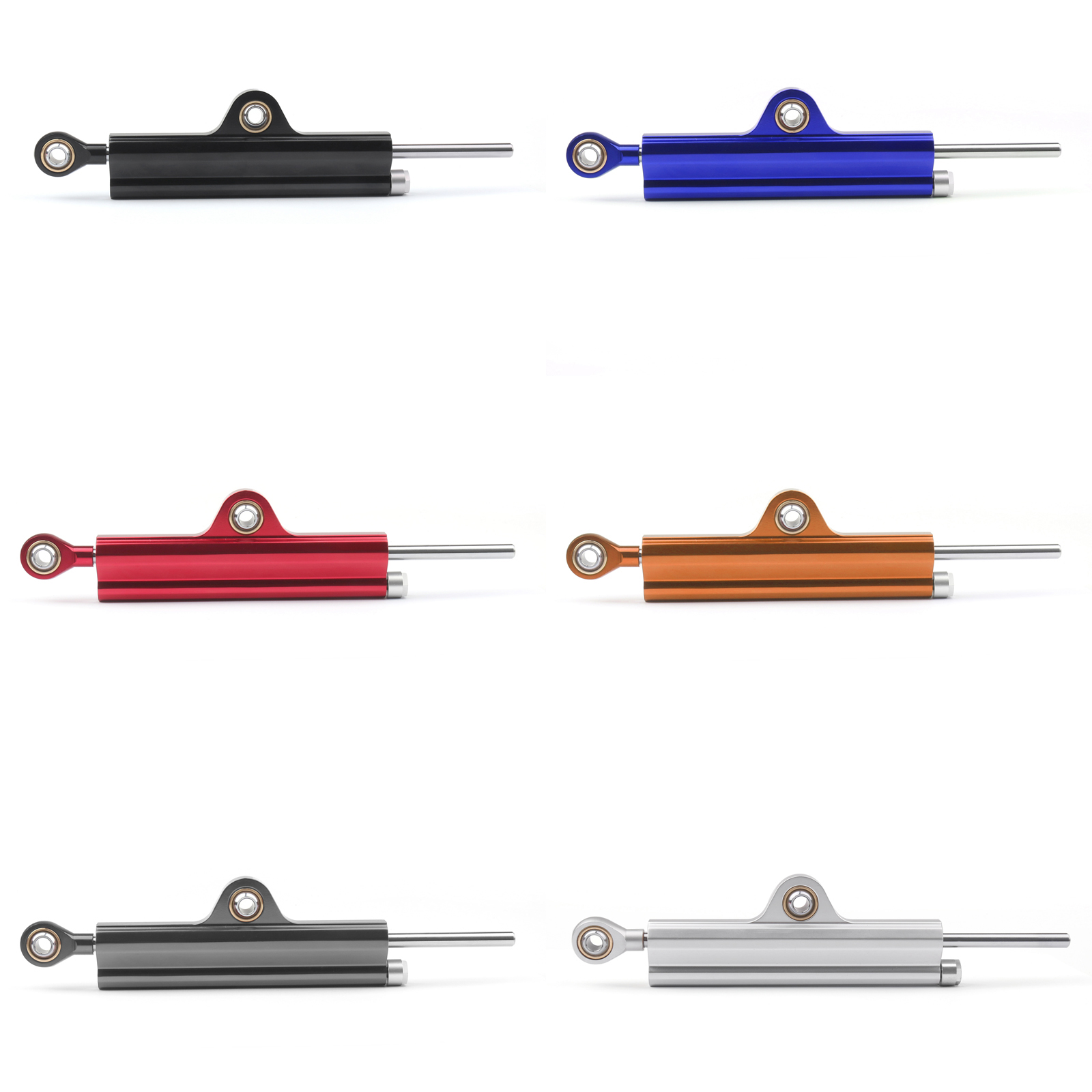 Motor Genic Universal Steering Damper Stabilizer Linear Fit For Yamaha Honda Kawasaki Suzuki