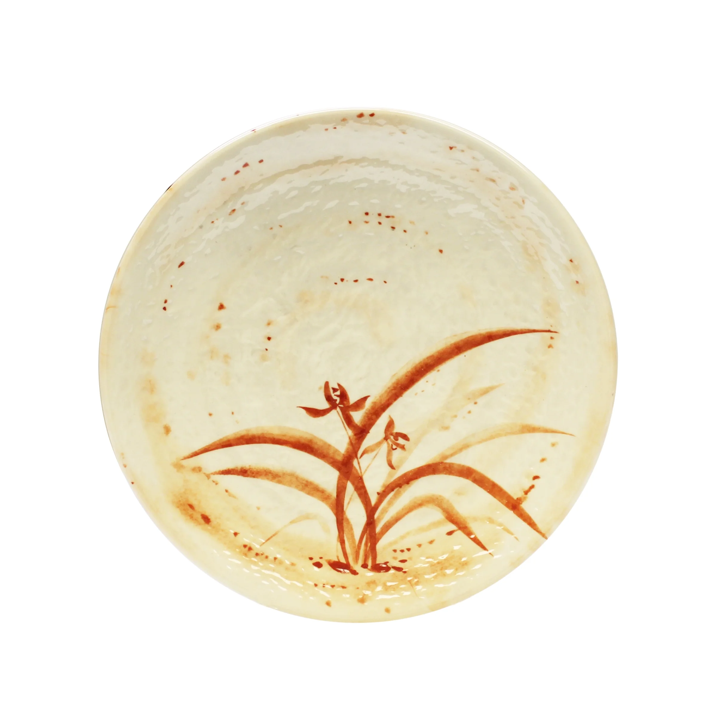 Excellante Gold Orchid Melamine Dinnerware Collection 10 1/2