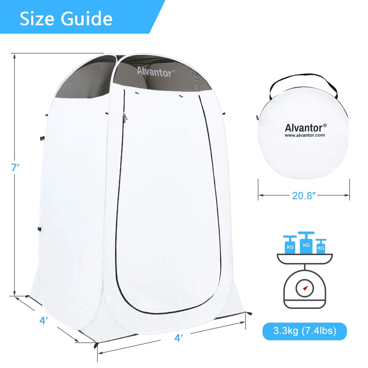 Pop Up Beach Shower Tent Toilet Privacy Portable Outdoor