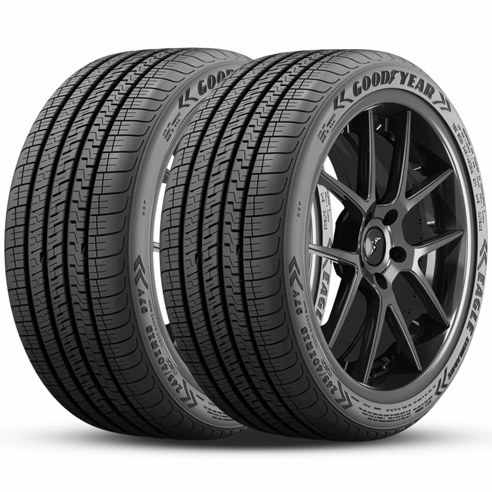 2 Goodyear Eagle Exhilarate 245/40R20 99Y All Season Performance Tires 45K Mile 104013568 / 245/40/20 / 2454020