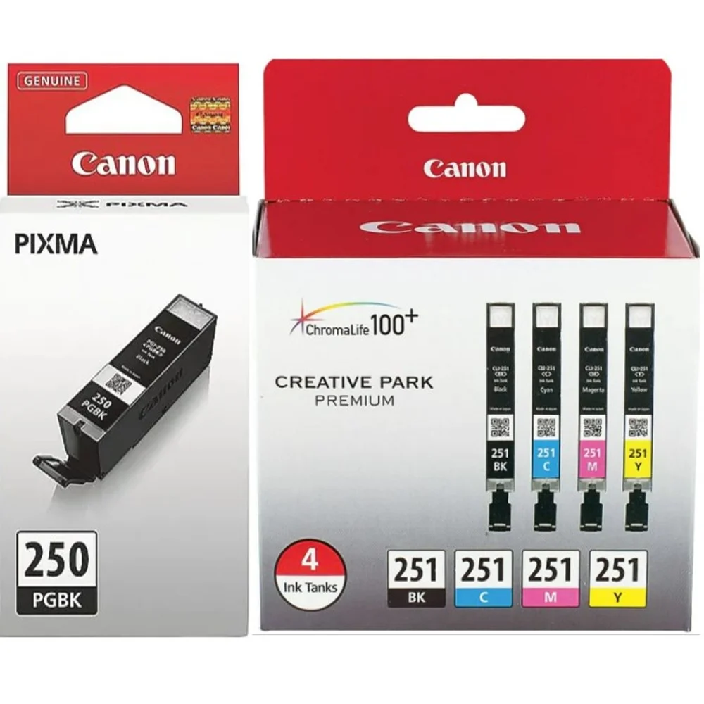 Canon PGI-250/ CLI-251 5 Color Amazon Pack