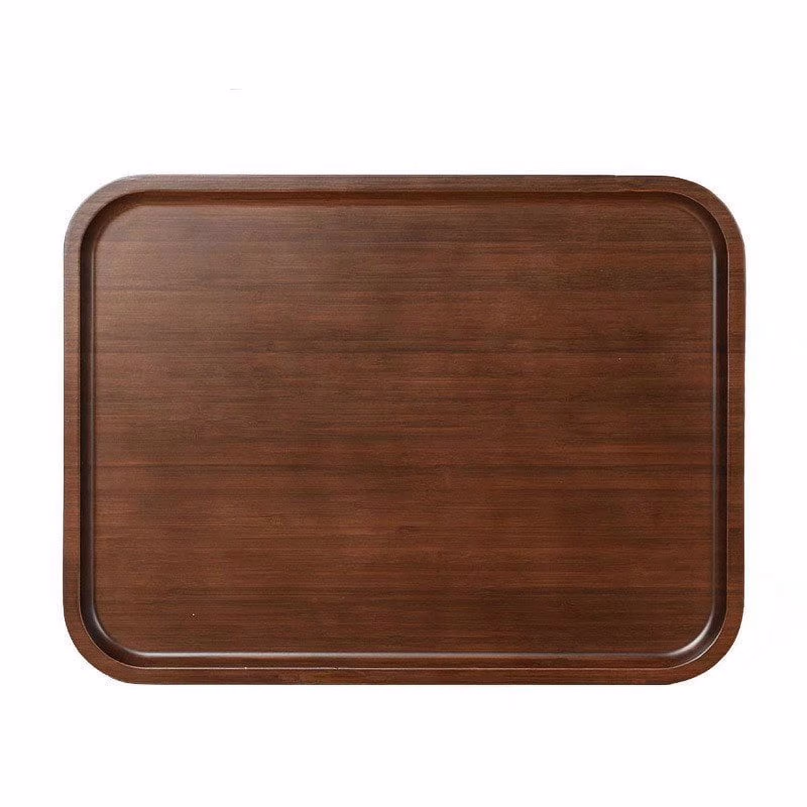 Wooden Plate Wooden Tray, Environmentally Friendly Rectangular for Breakfast, Parties, Weddings, Picnics 15.74 x 11.81 x 0.78 inch