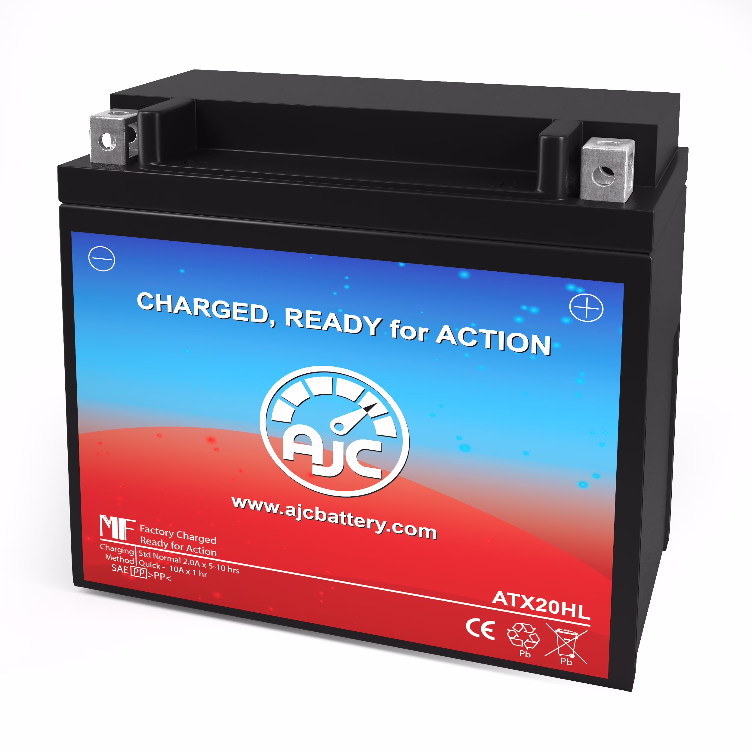 Ski-Doo Grand Touring SE ACE 900 12V Snowmobile Replacement Battery (2017-2018) - This Is an AJC Brand Replacement