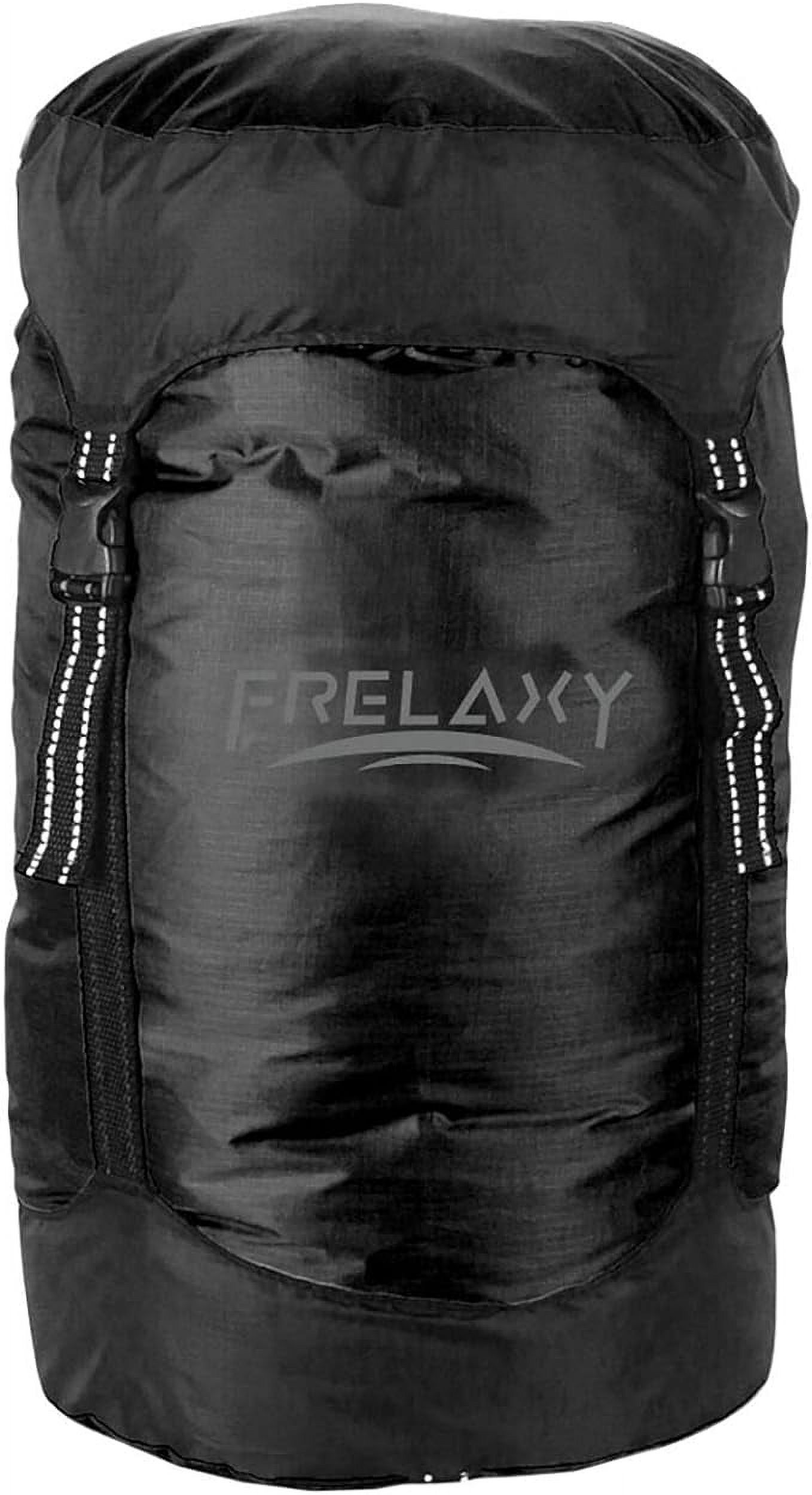 Frelaxy Compression Sack, 40% More Storage! 11L/18L/30L/45L/52L Compression Stuff Sack, Water-Resistant & Ultralight Sleeping Bag Stuff Sack - Space Saving Gear for Camping, Hiking, Backpacking