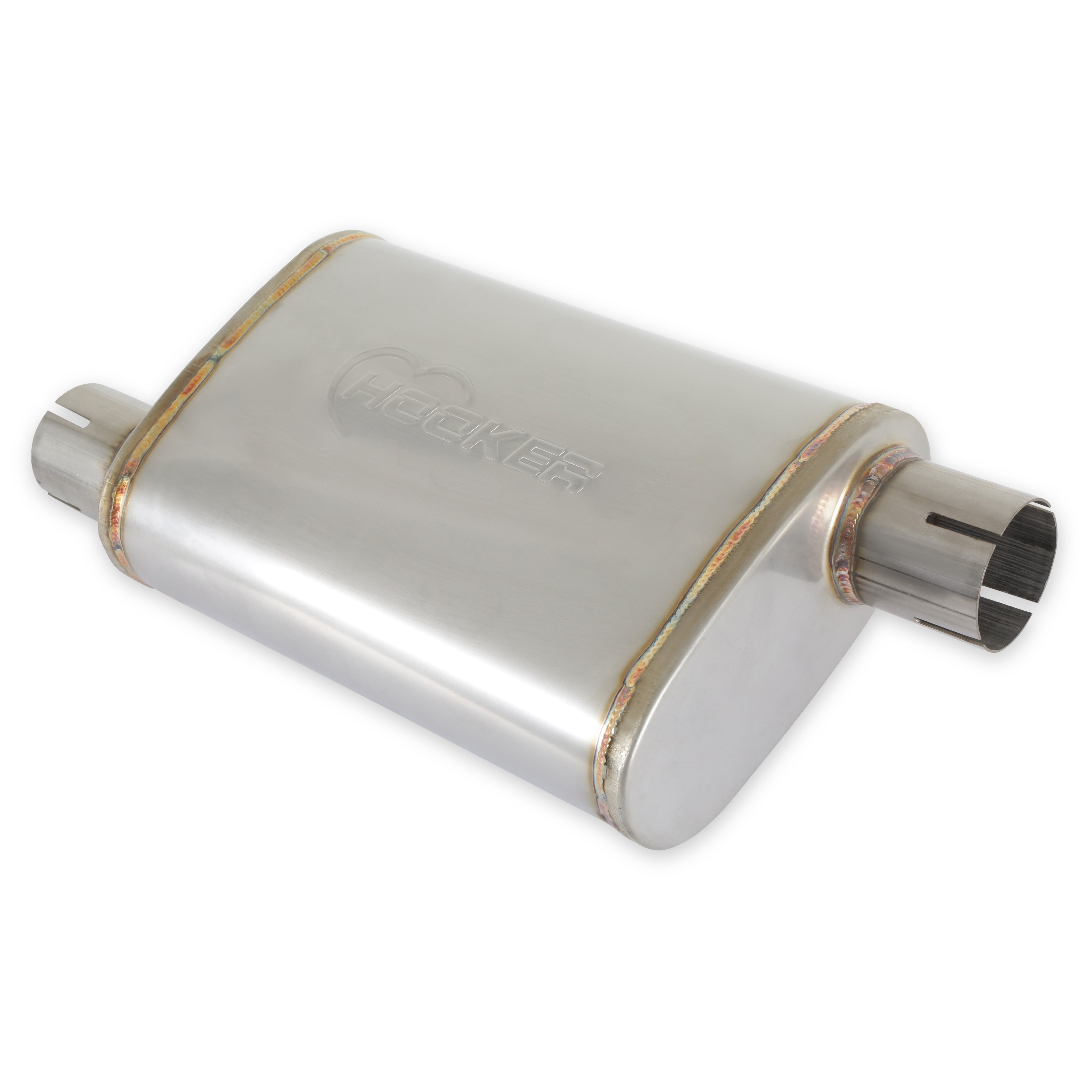 Hooker Blackheart BH14307 Exhaust System - 3.0 inch diameter, dual side exit - 409SS