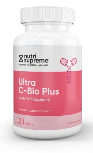 Nutri Suprme Ultra C-Bio Plus, Female Support Formula with Red Raspberry, Vitamin C, and Bioflavonoids , 120 Tablets, Vegetarian, Kosher