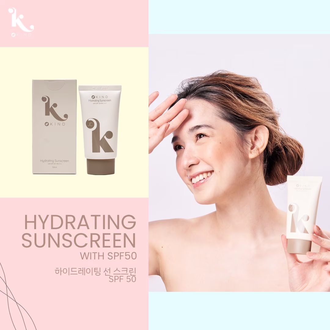 KIND HYDRATING SUNSCREEN (50ML)- Cruelty-free | Pure Organic Made in Korea