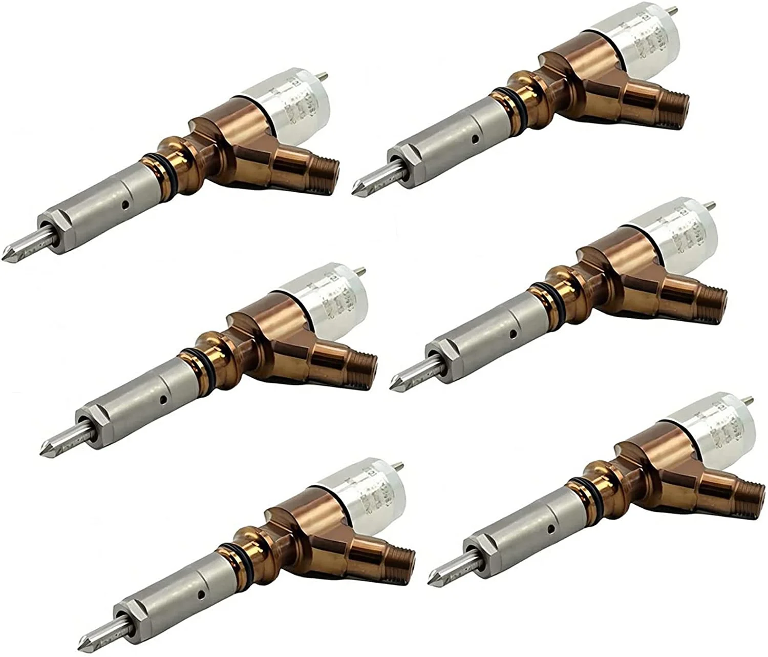 Seapple 6Pcs Diesel Fuel Injector 32F61-00062 Compatible with Caterpillar CAT C6 C6.4 Engine 320D 321D 323D L LN Excavator