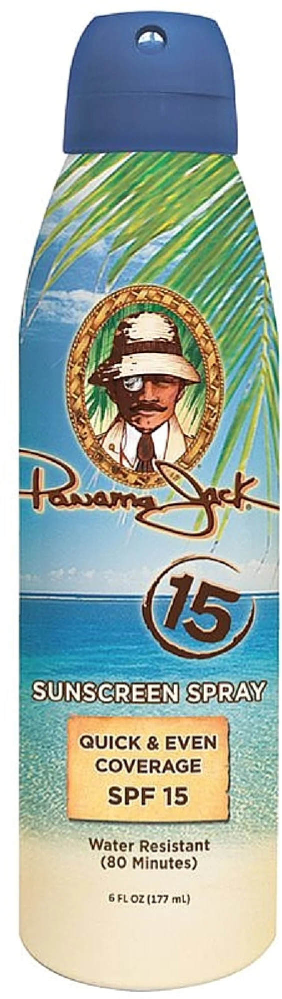 Panama Jack Sunscreen Spray SPF 15 6 oz (Pack of 3)