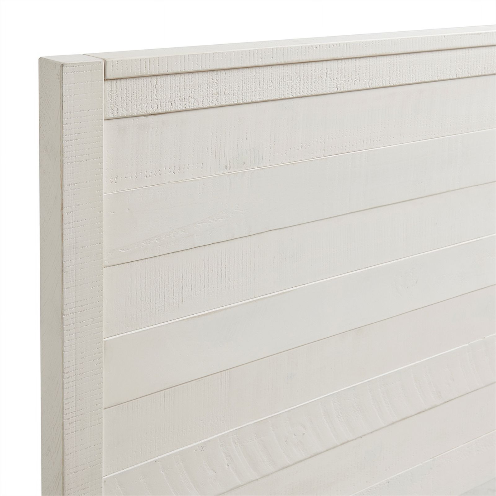 Arden Panel Wood Queen Bed/Driftwood White