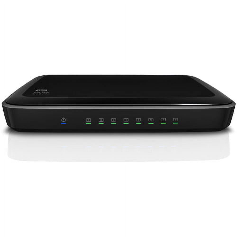 WD My Net - Switch - unmanaged - 8 x 10/100/1000 - desktop