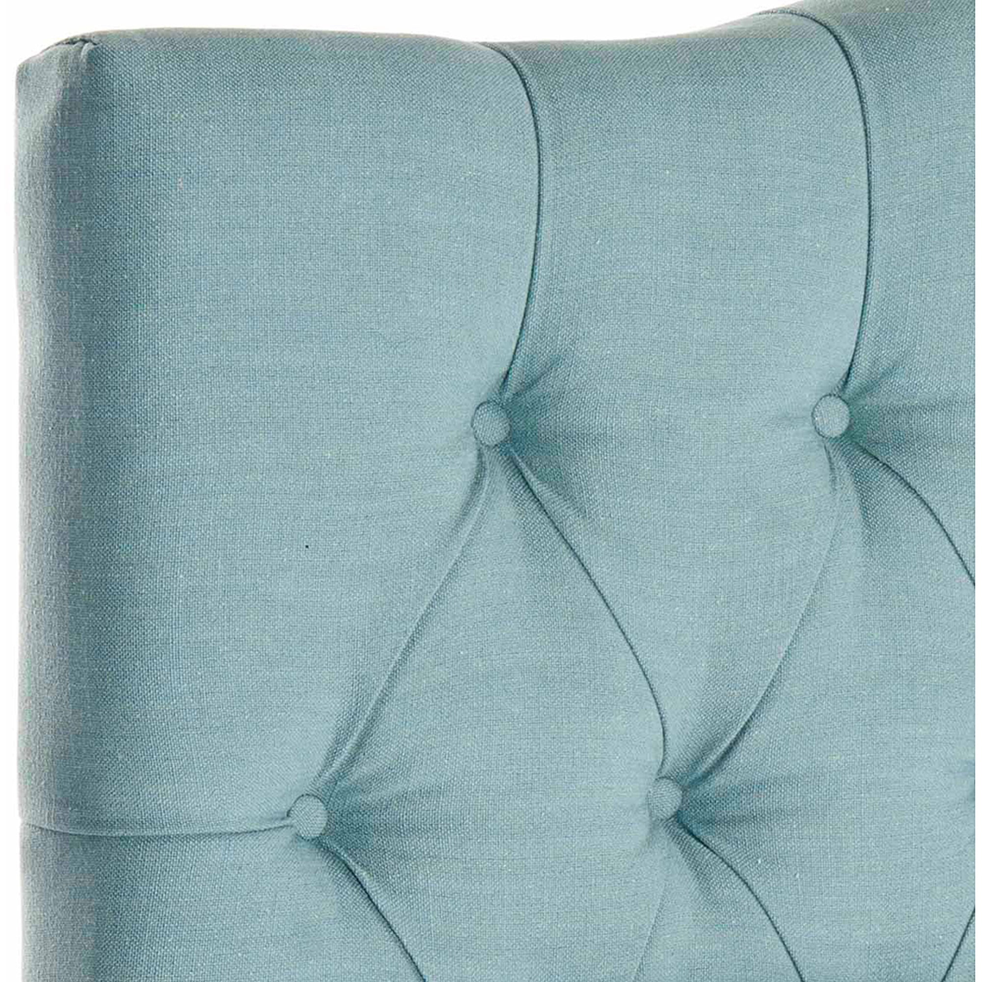 SAFAVIEH Axel Modern Glam Tufted Headboard, Queen, Sky Blue