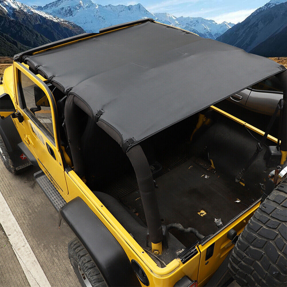 Upgrade Your Jeep Wrangler TJ - New Bikini Leather Top Roof Sunshade