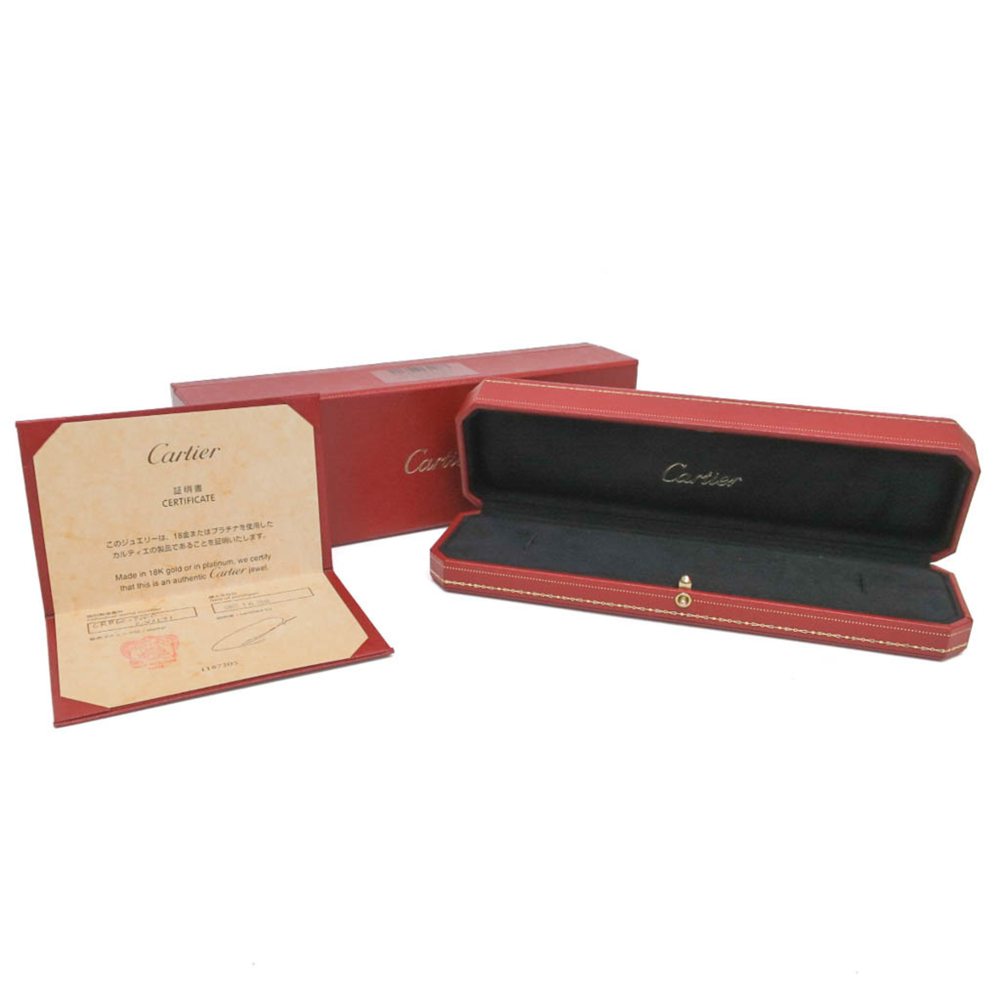 Pre-Owned Cartier Baby Love Bracelet B6027000 Pink Gold (18K) No Stone Charm Bracelet Pink Gold (Good)