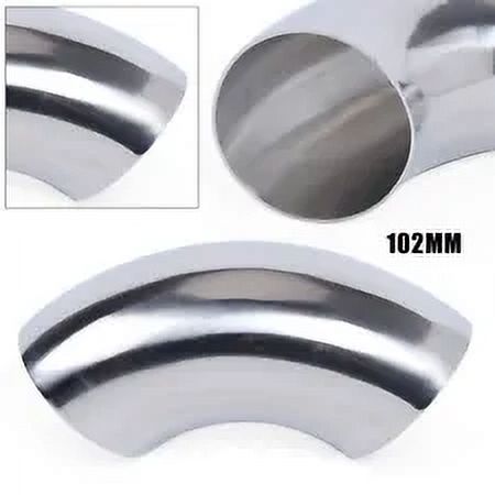 Mandrel Bend Elbow 304 Stainless Steel Bend Exhaust Pipe Tube OD 4'' 90 Degree