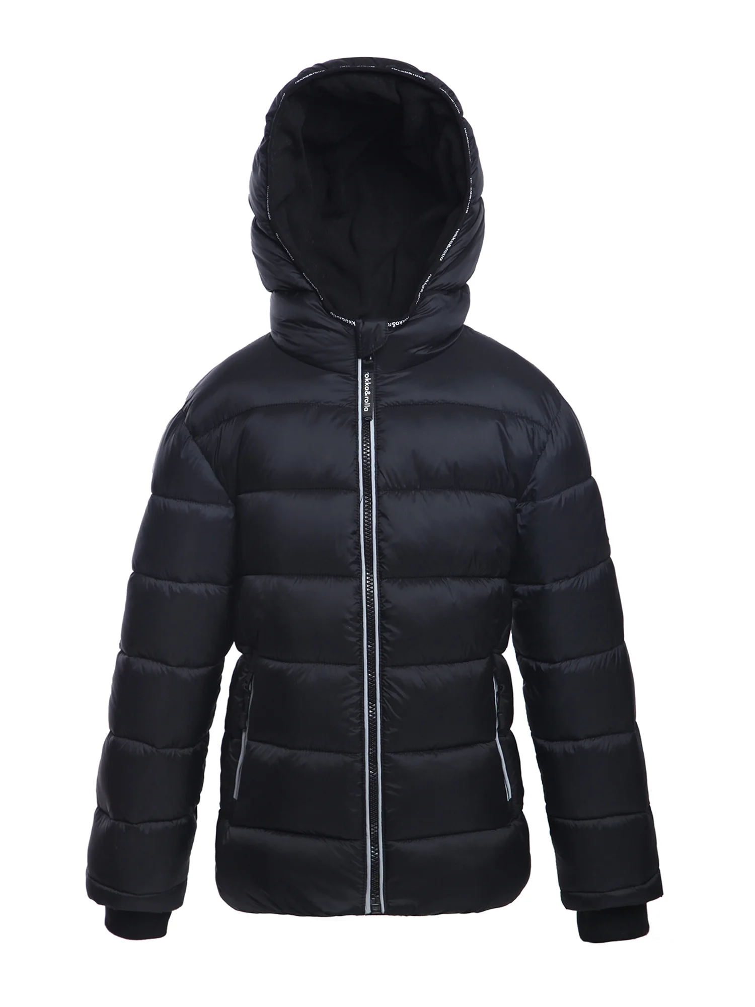 Rokka&Rolla Boys' Heavy Winter Puffer Jacket Bubble Coat, Sizes 4-18