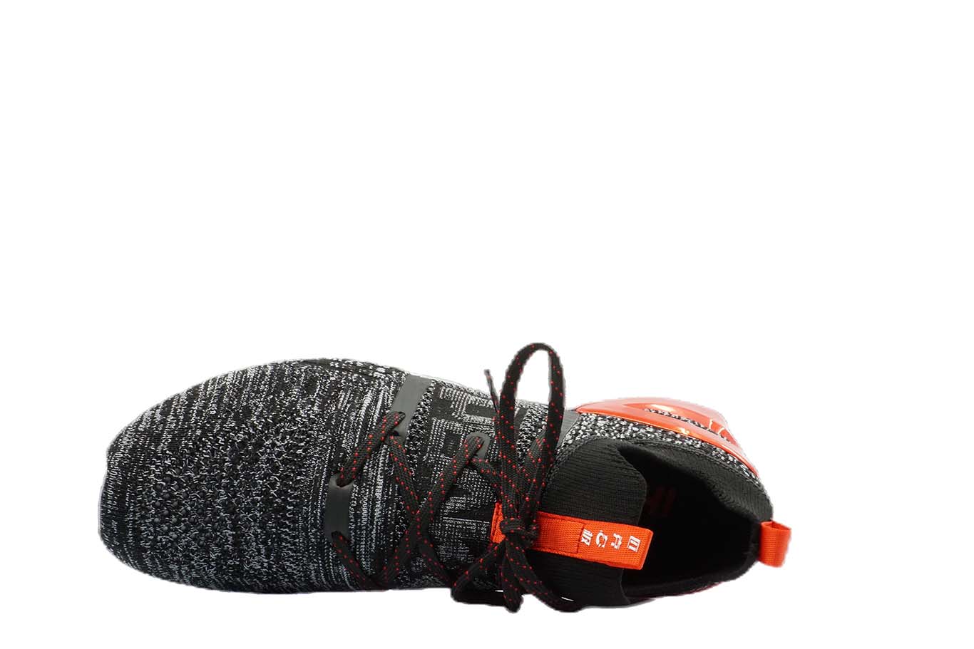 [E92577] Mens Peak Taichi 1.0 Plus Black Melange Grey Running Shoes - 7