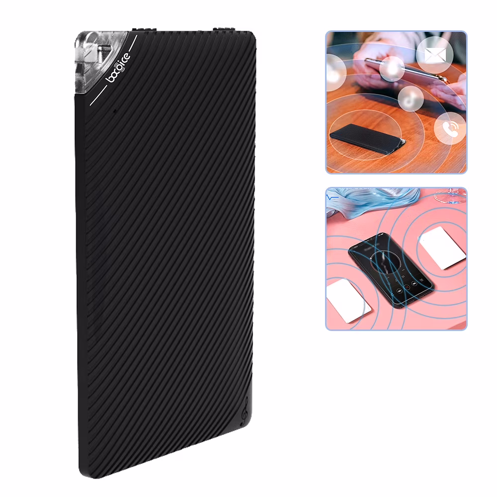 Anself Bocoice Bone Conduction Speaker Wirelessly Speakers Portable Loud Stereo Sound Built-in Mic Sound Box