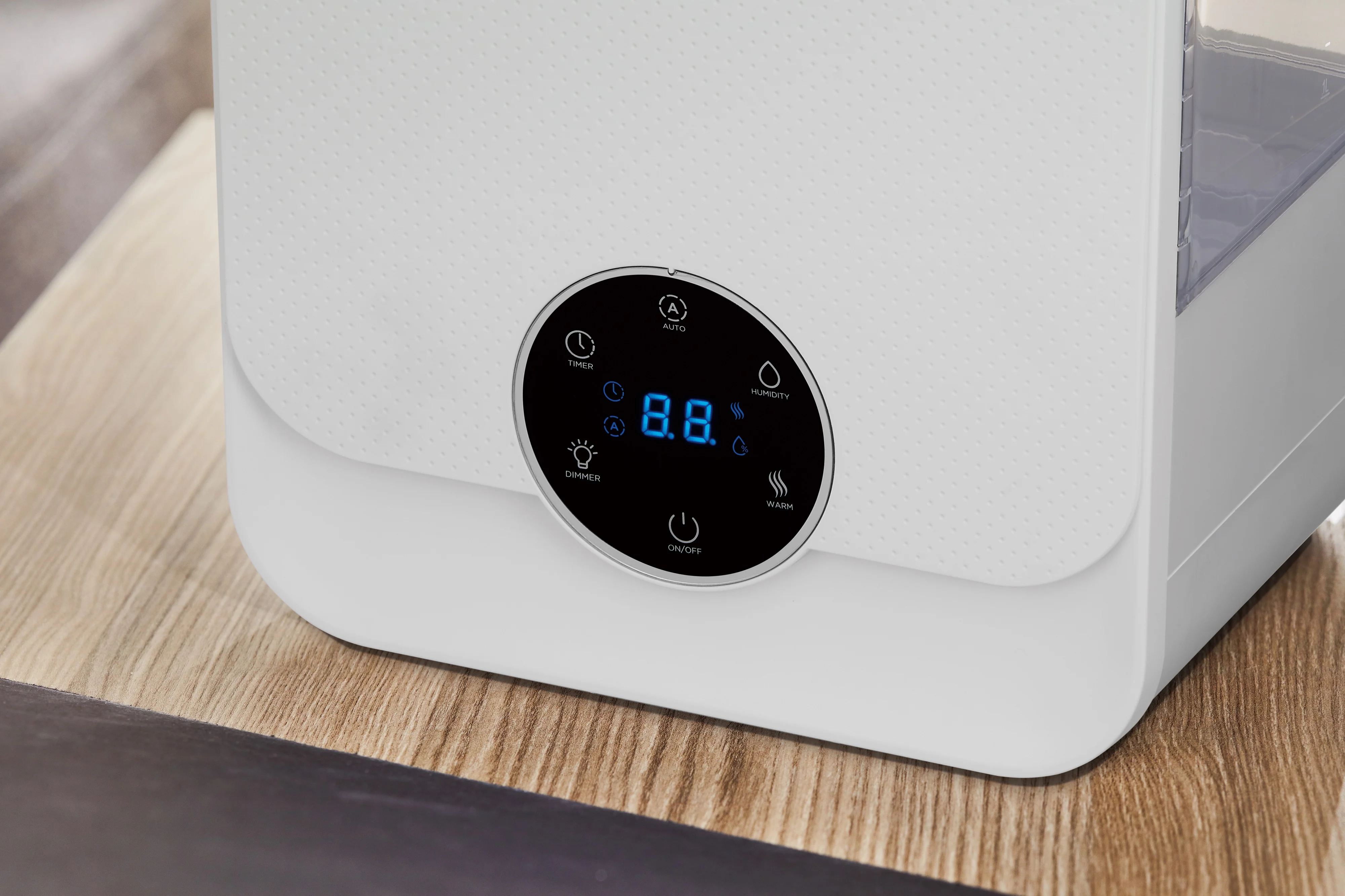 Better Homes & Gardens 1.6 Gal Ultrasonic Warm/Cool Mist Humidifier with Remote, White