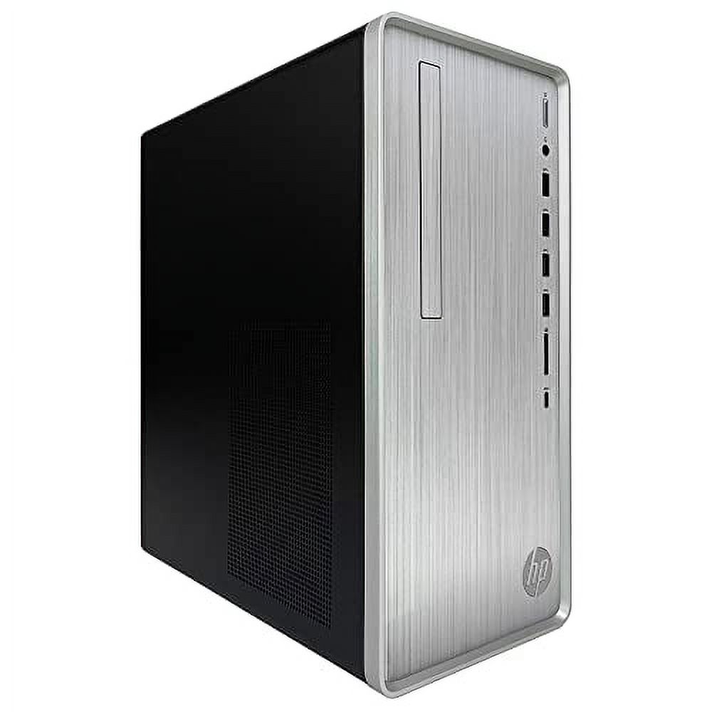 HP Pavilion TP01 Tower Desktop Computer - AMD Ryzen 3 5300G 4-Core up to 4.20 GHz Processor, 16GB DDR4 RAM, 1TB NVMe SSD + 2TB HDD, AMD Radeon Graphics, No Optical Drive, Windows 11 Home
