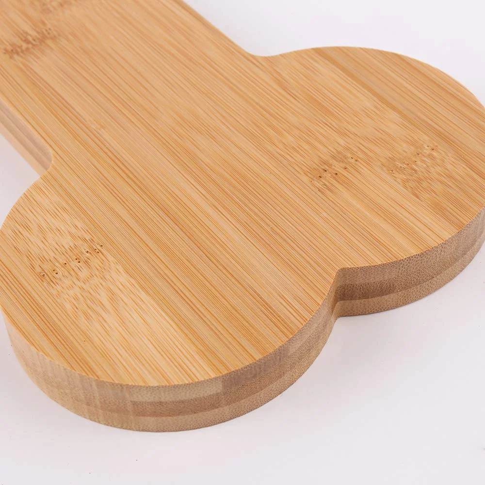 Dog Birthday Party Supplies Bone Shaped Serving Tray Platters Wooden Cutting Board Candy Dish Bowl 12''