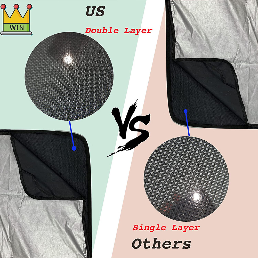 Tesla Model 3 Sunshade Sunroof Sunshade, UV Protected and Insulated Roof Sunshade Cover Tesla Model 3 2021 2022 Black