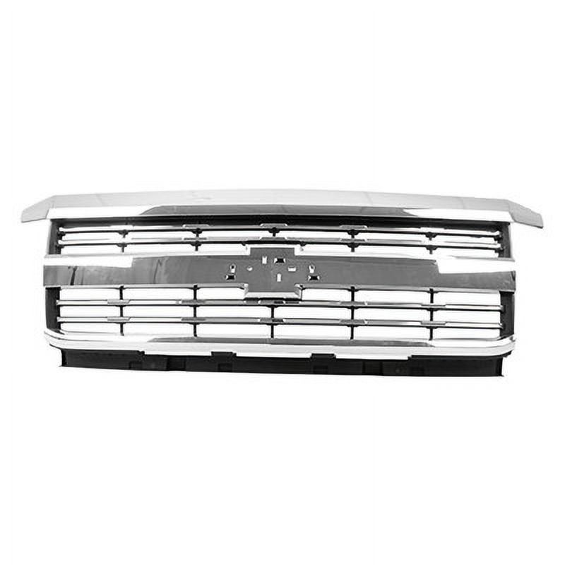 KAI New CAPA Certified Standard Replacement Front Grille, Fits 2015-2019 Chevrolet Silverado 2500 Pickup
