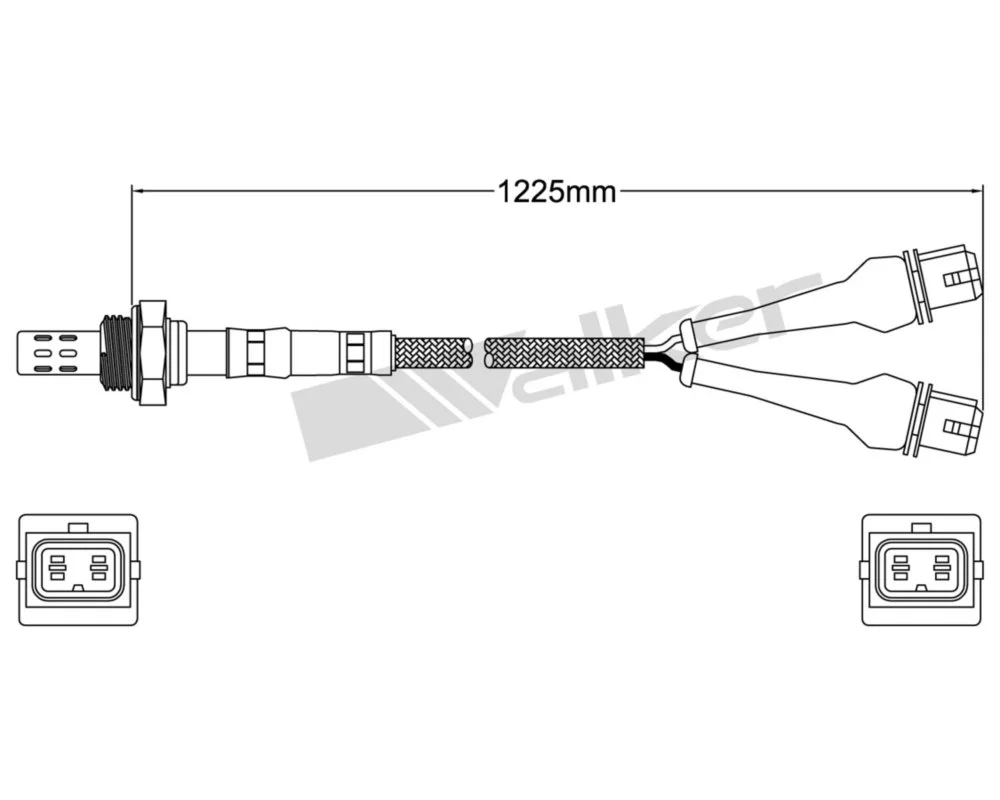 Walker 250-24030 Walker OE Oxygen Sensor Fits select: 1989-1991 PEUGEOT 405