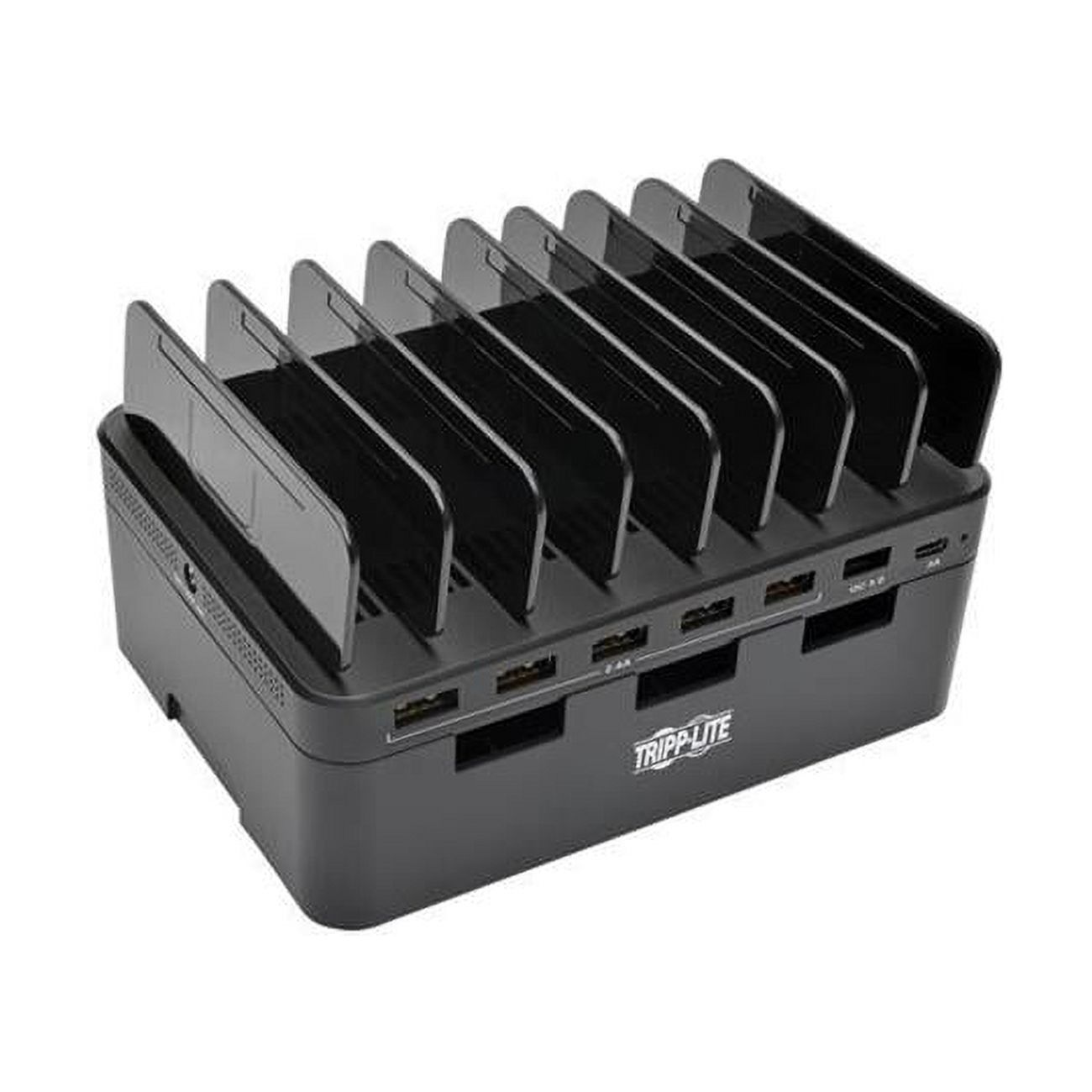 Tripp Lite by Eaton 6-Port USB Charging Station, 60W USB-C, 2x 20W USB-C, 3x USB-A, PD Charging, Device and Apple Watch Storage