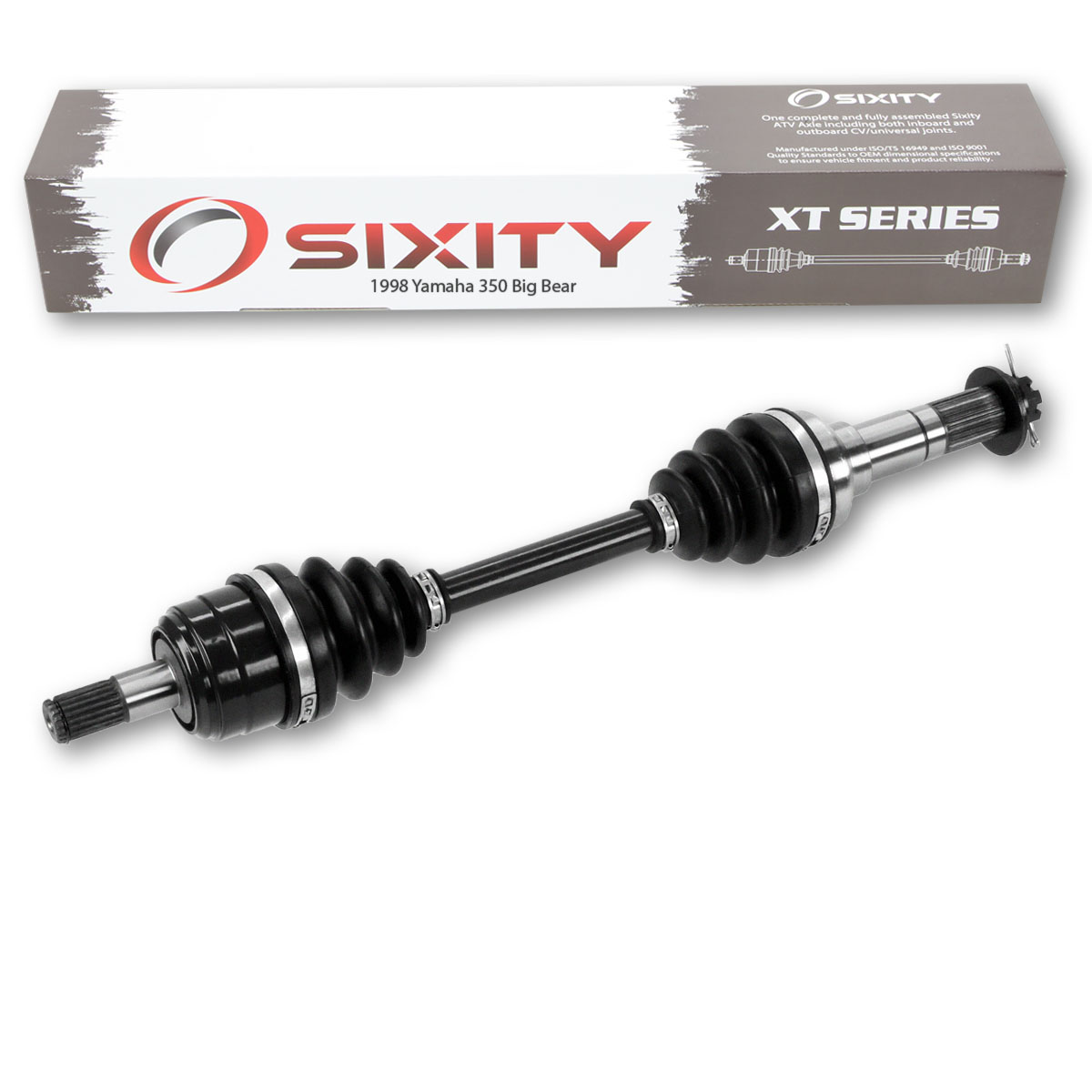 Sixity XT Front Right Axle compatible with Yamaha Big Bear 350 1998 - YFM350FWBK BKC 4X4