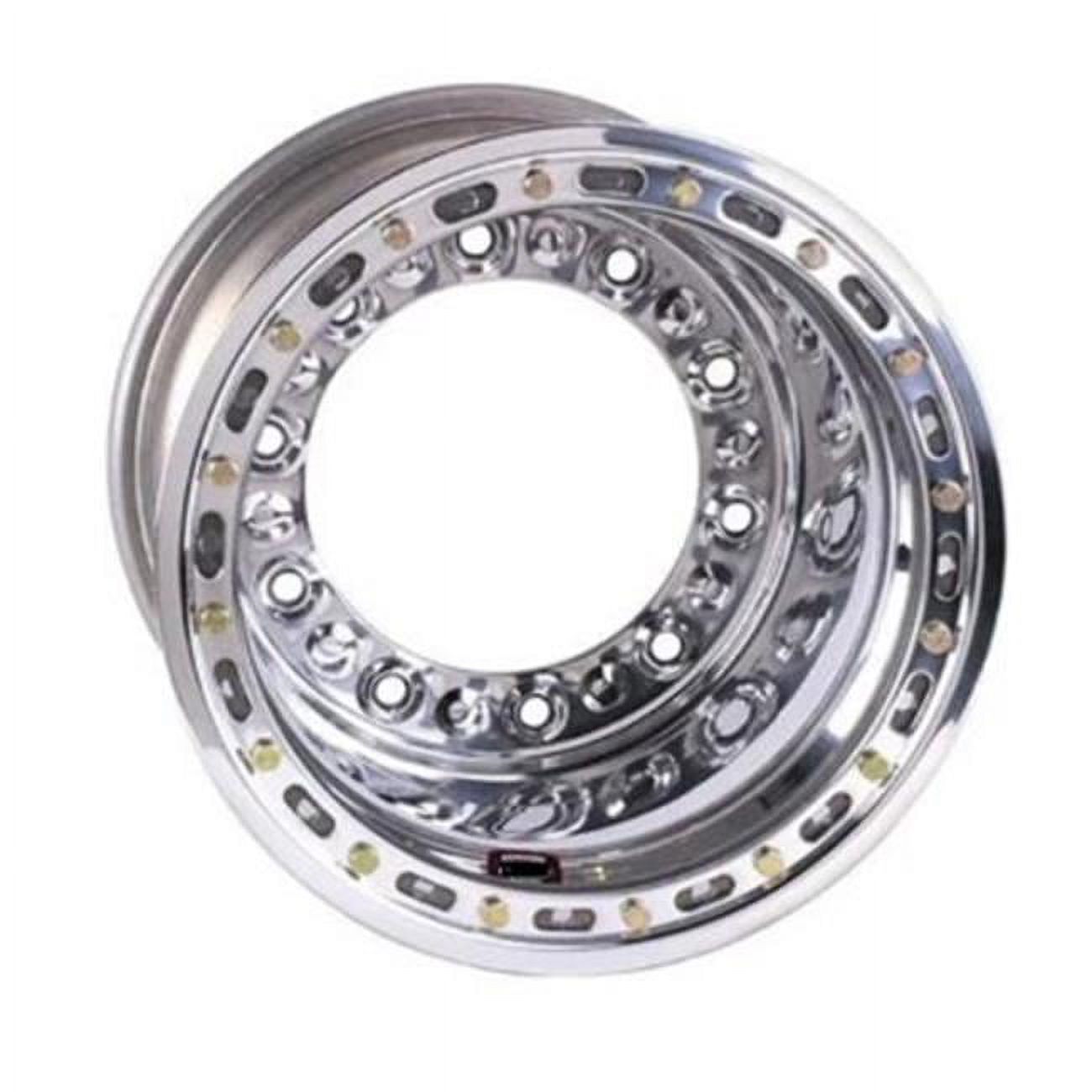 Weld Racing WEL860B-50914 15 x 9 in. 4 in. Back Spacing Direct Mount All Wheel, Black