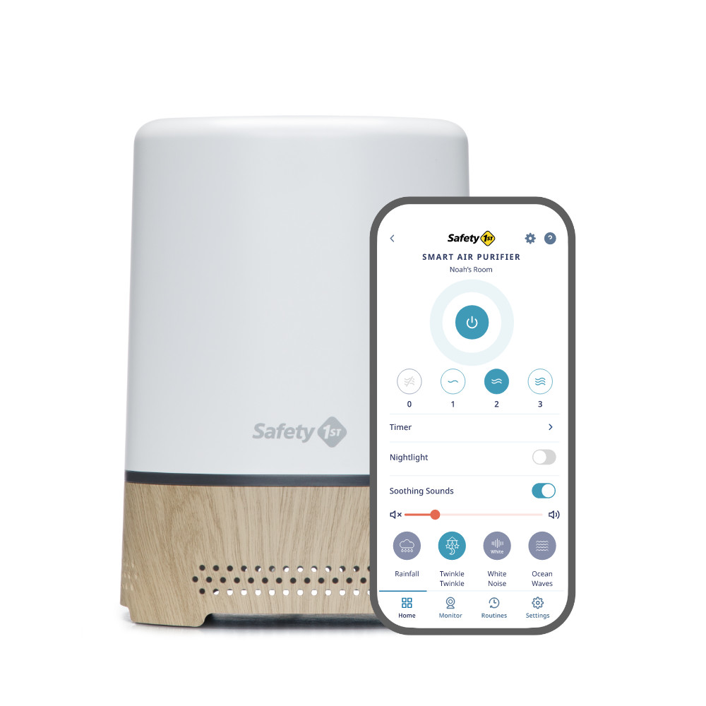 Safety 1st Smart Air Purifier, Natural with White