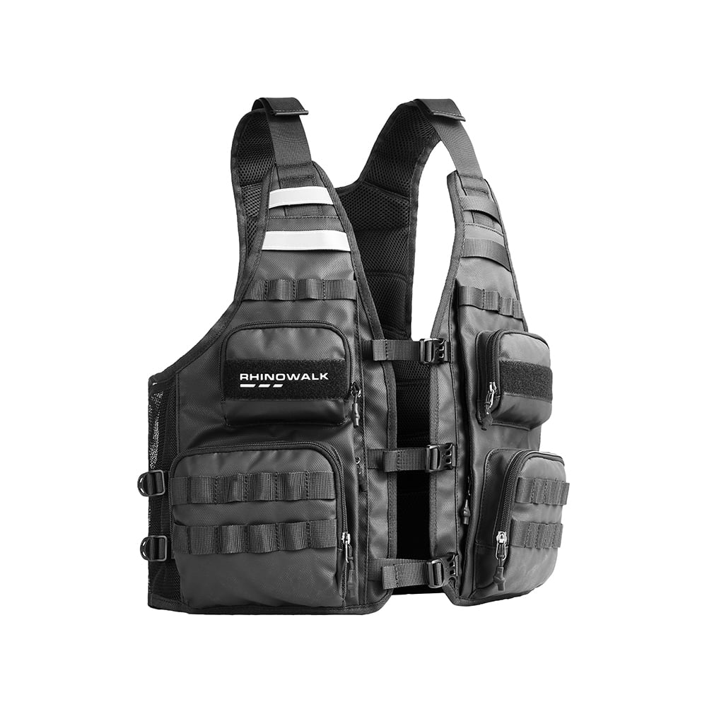 Rhinowalk Bike Cycling Vest Multifunctional Fishing Vest Motorcycle Riding Hiking Camping Protective Vest Activity Protections Vest