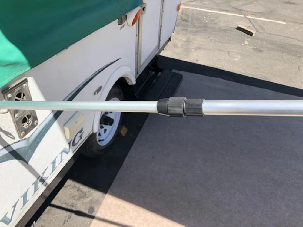 Pop Up Tent Trailer Awning, EZ Lite Campers® Camping Trailer RV Awning 8ft Beige