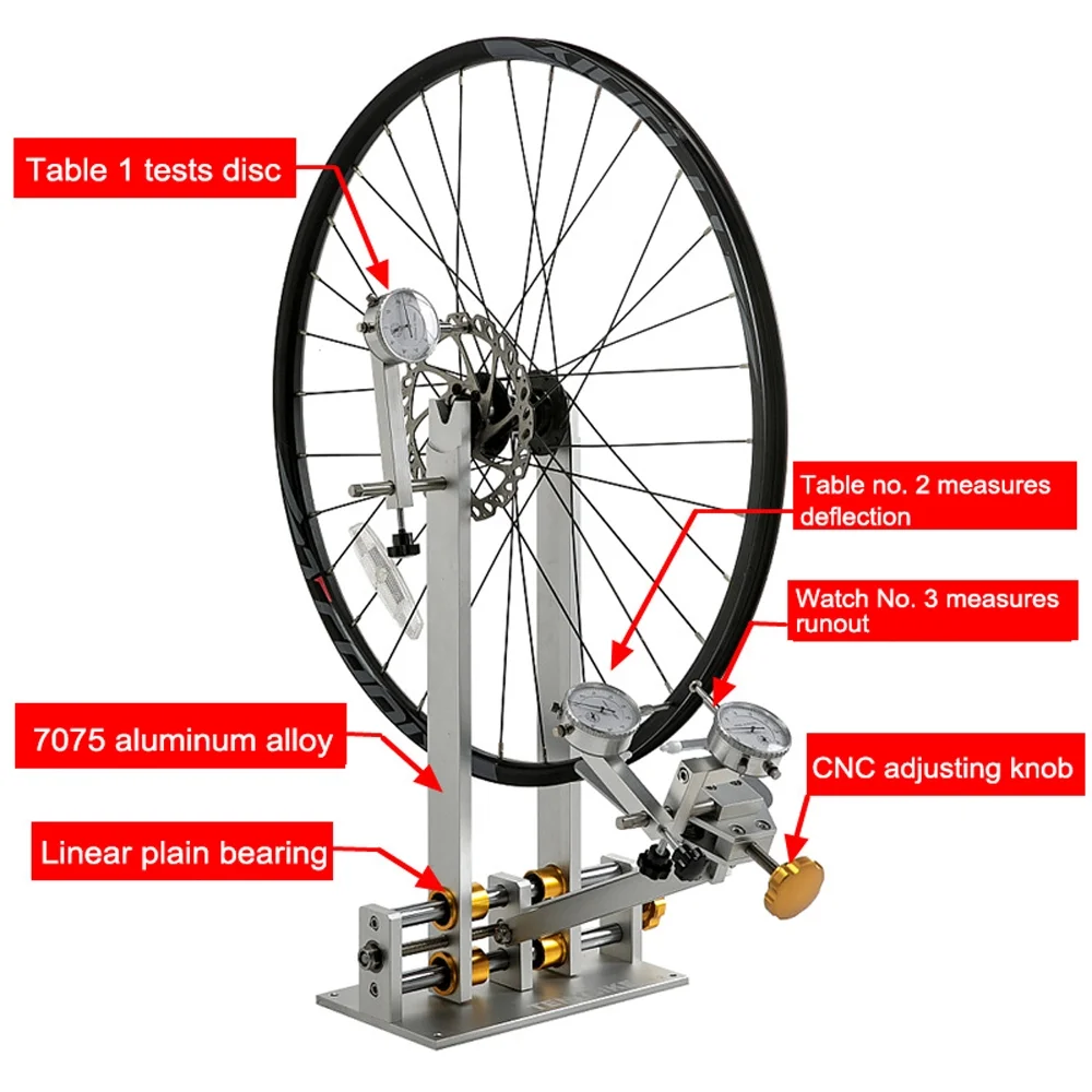 MTB Road Bike Wheel Tools Bicycle Wheel Truning Stand Rims Correction Stand Bicycle Calibration Stand