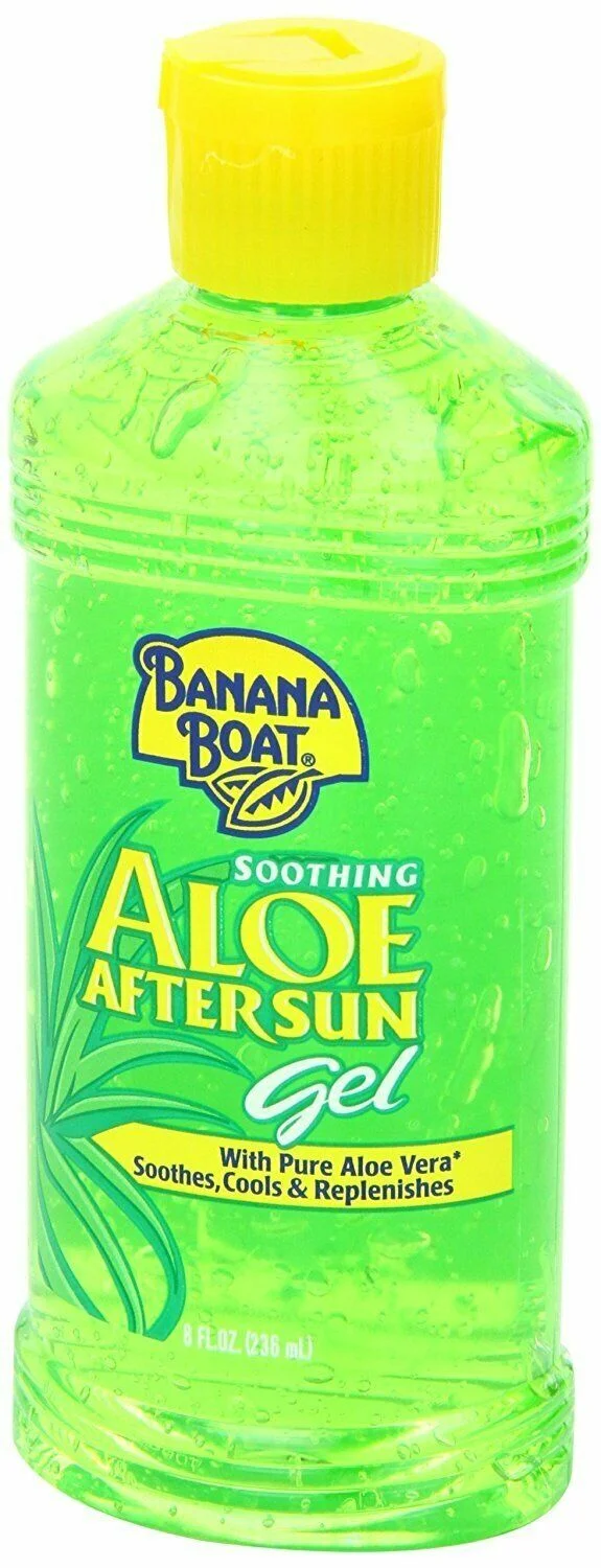 Banana Boat Soothing Pure Aloe Vera Soothes Cools & Replenishes 8oz, 3-Pack