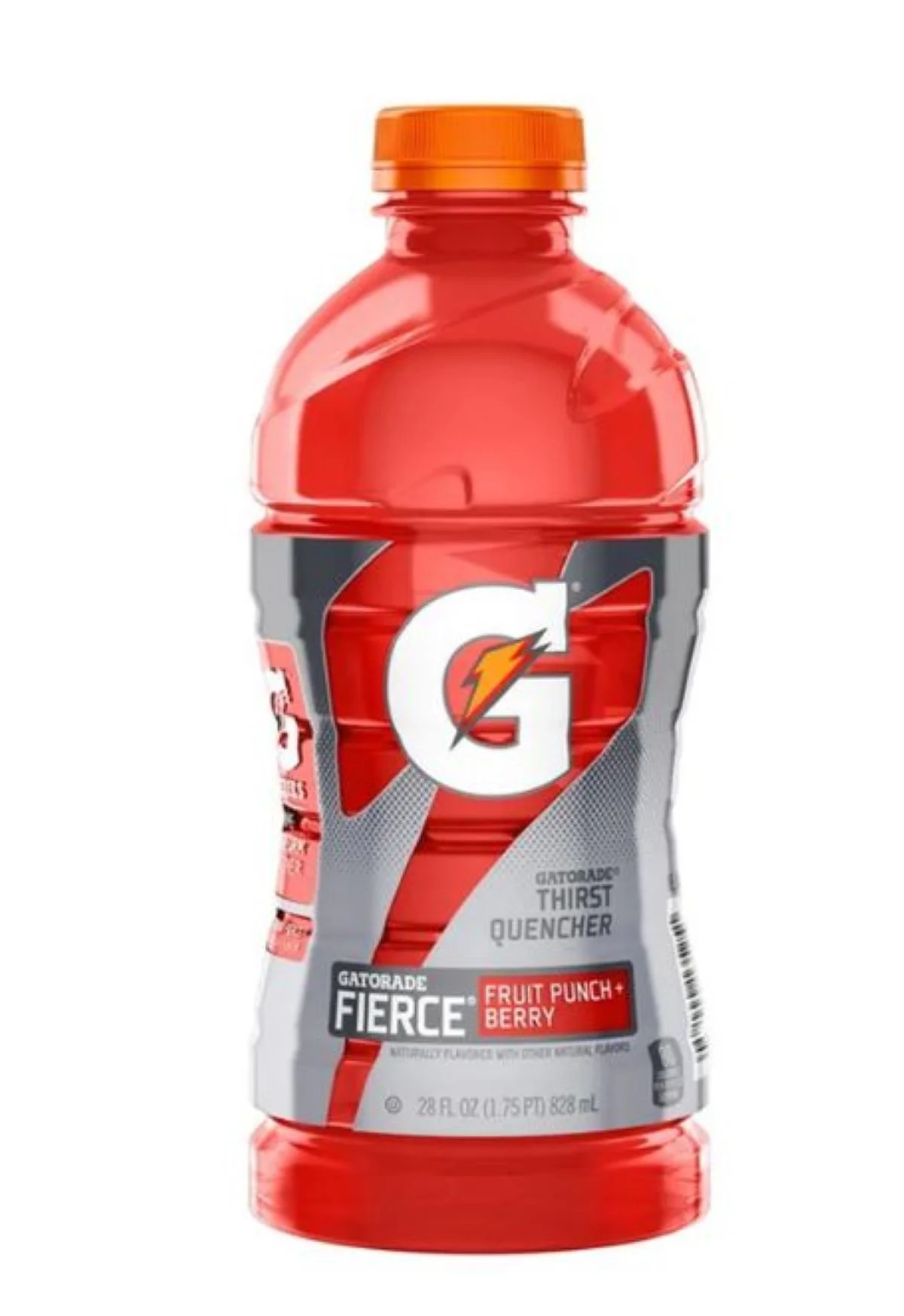 Gatorade Fruit Punch with Berry Thirst Quencher, 28 Ounce, Quantity of 10