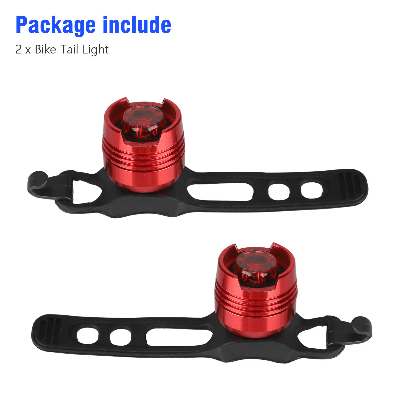 LED Bicycle Cycling Tail Light Bike Rear Warning Safety Lamp Waterproof 3Modes